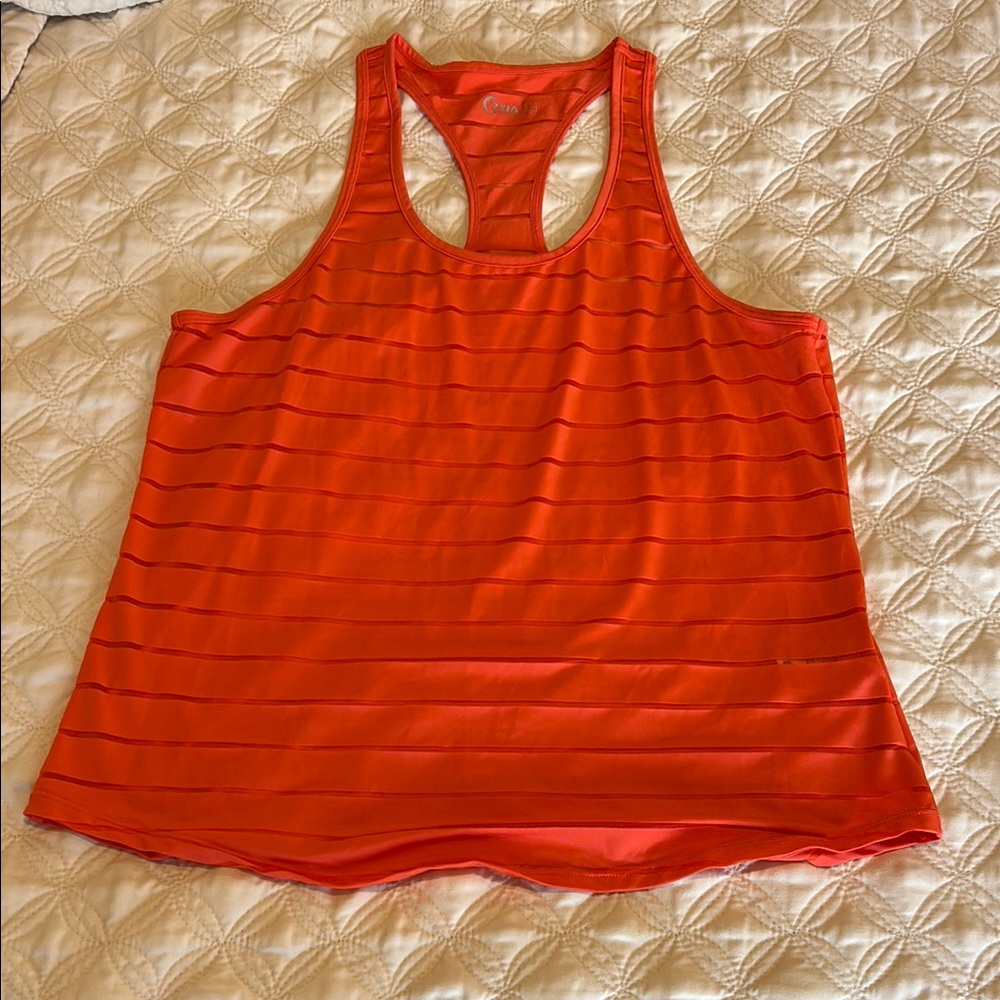 Zyia Orange Athletic Tank Top
